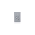 Leviton 1-Gang Weatherproof Cover For, Toggle Switches, Metallic WM1S-GY
